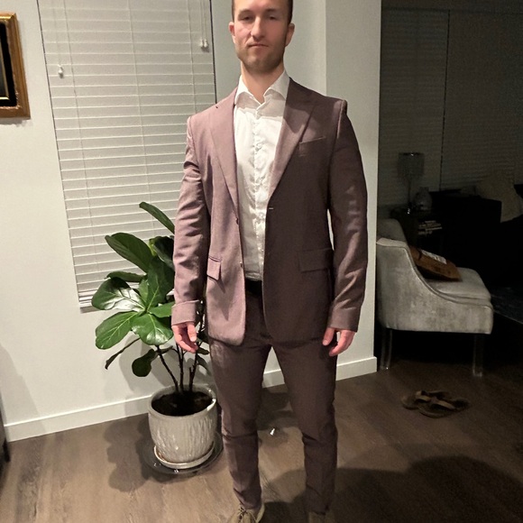 Ted Baker London Men's Suit In Light Purple - Picture 1 of 4